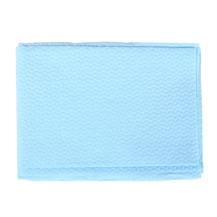 Blauw Embossed WP en PP Nonwoven Wipe